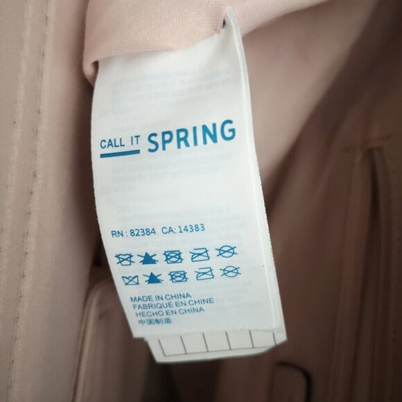 Call it Spring Dusty Rose Fully Lined Zipper Closure Vegan Leather Handbag - Picture 6 of 14